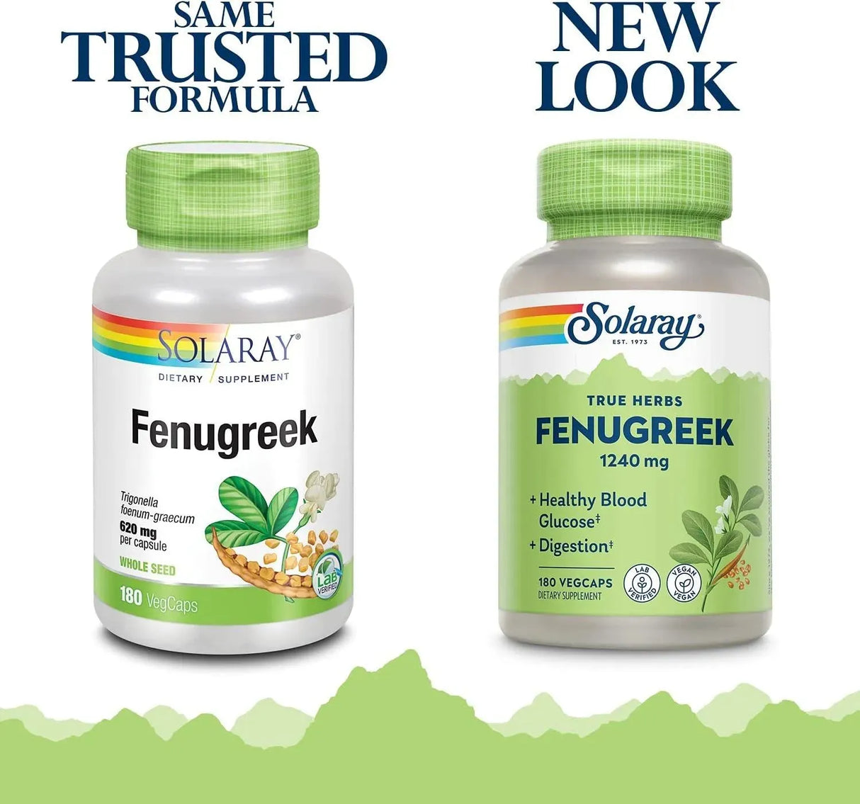 SOLARAY - Solaray Fenugreek Seed 1240Mg. 180 Capsulas - The Red Vitamin MX - Suplementos Alimenticios - {{ shop.shopifyCountryName }}