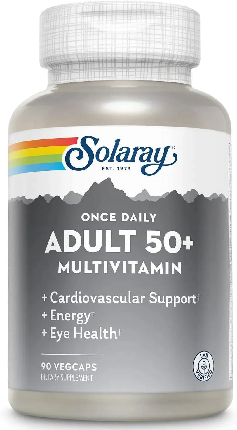 SOLARAY - Solaray Once Daily Adult 50+ 90 Capsulas - The Red Vitamin MX - Suplementos Alimenticios - {{ shop.shopifyCountryName }}