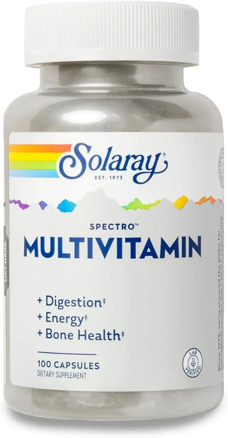 SOLARAY - Solaray Spectro Multivitamin with Iron 100 Capsulas - The Red Vitamin MX - Suplementos Alimenticios - {{ shop.shopifyCountryName }}