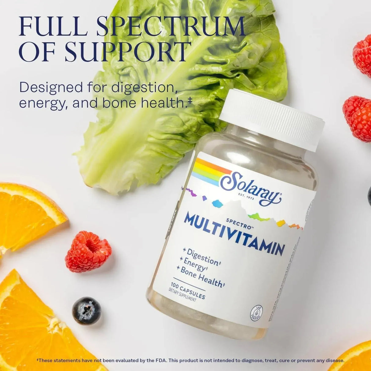 SOLARAY - Solaray Spectro Multivitamin with Iron 100 Capsulas - The Red Vitamin MX - Suplementos Alimenticios - {{ shop.shopifyCountryName }}