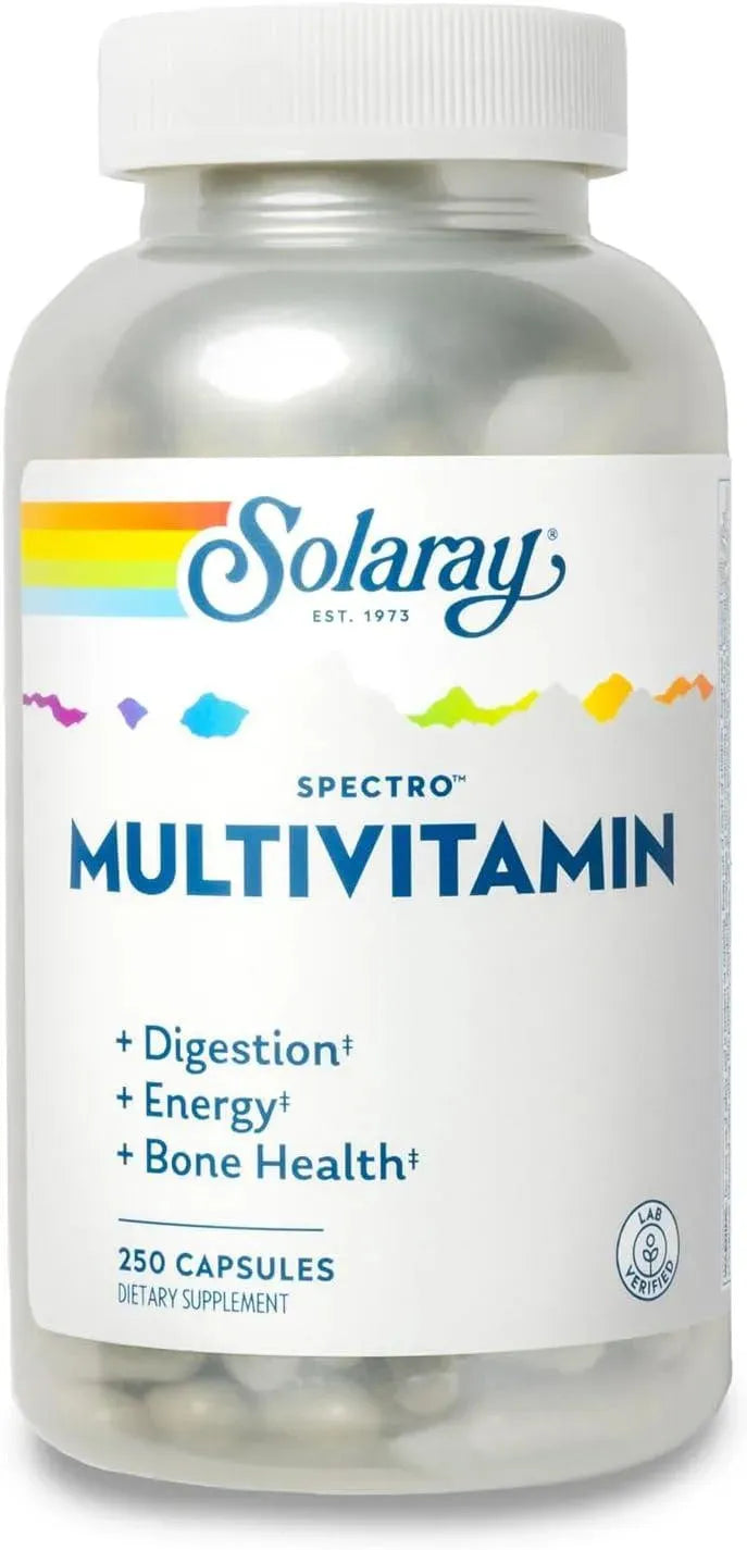 SOLARAY - Solaray Spectro Multivitamin with Iron 250 Capsulas - The Red Vitamin MX - Suplementos Alimenticios - {{ shop.shopifyCountryName }}