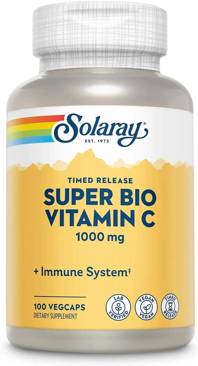 SOLARAY - SOLARAY Super Bio C Buffered Vitamin C 1000Mg. 100 Capsulas - The Red Vitamin MX - Suplementos Alimenticios - {{ shop.shopifyCountryName }}