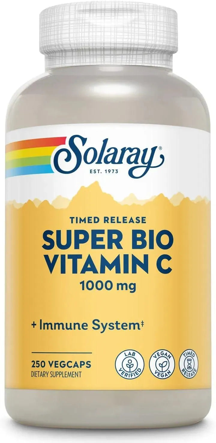 SOLARAY - SOLARAY Super Bio Vitamin C 1000Mg. 250 Capsulas - The Red Vitamin MX - Suplementos Alimenticios - {{ shop.shopifyCountryName }}
