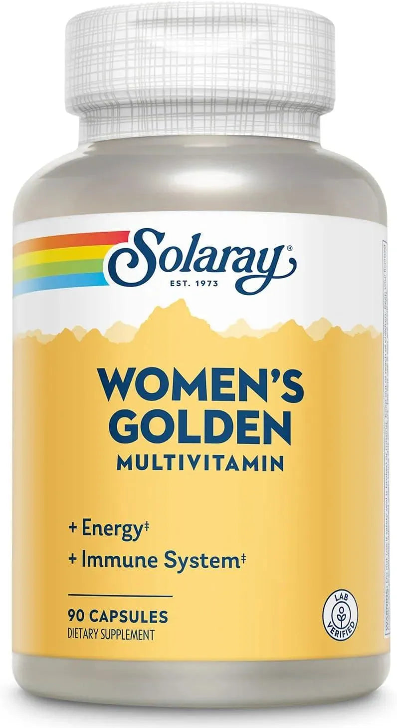 SOLARAY - Solaray Women's Golden MultiVitamin 90 Capsulas - The Red Vitamin MX - Suplementos Alimenticios - {{ shop.shopifyCountryName }}