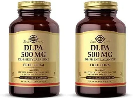 SOLGAR - Solgar DLPA DL-Phenylalanine 500Mg. 100 Capsulas 2 Pack - The Red Vitamin MX - Suplementos Alimenticios - {{ shop.shopifyCountryName }}