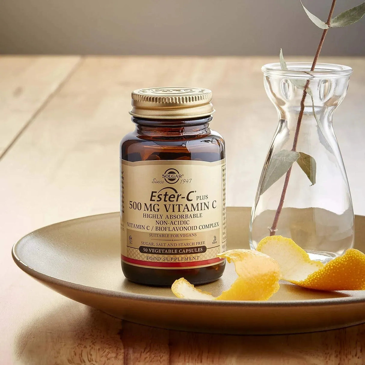 SOLGAR - Solgar Ester-C Plus 500Mg. Vitamin C 100 Capsulas - The Red Vitamin MX - Suplementos Alimenticios - {{ shop.shopifyCountryName }}