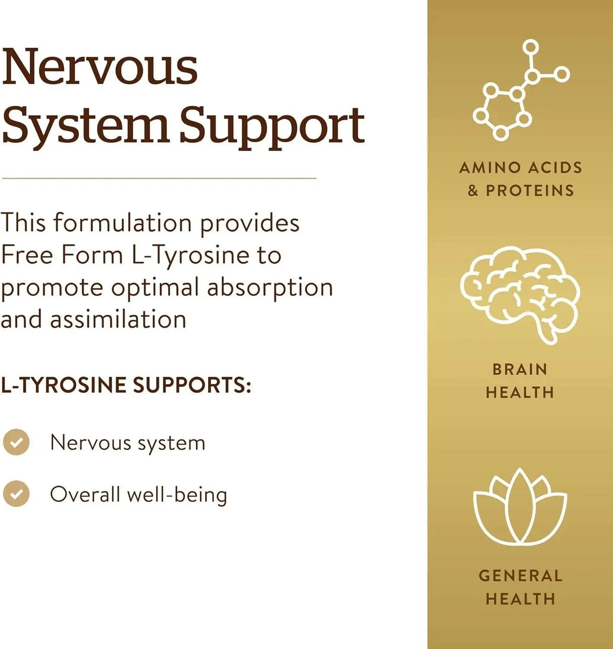 SOLGAR - Solgar L-Tyrosine 500Mg. 100 Capsulas - The Red Vitamin MX - Suplementos Alimenticios - {{ shop.shopifyCountryName }}