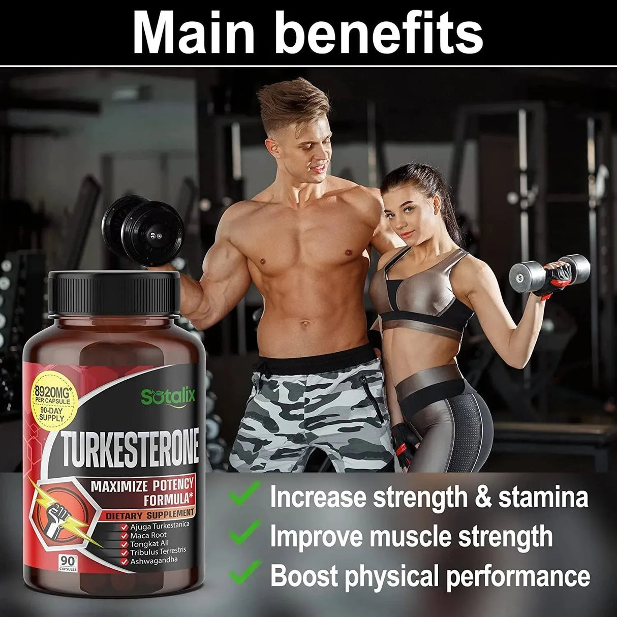 SOTALIX - Sotalix Supplement Ultra Turkesterone 8920Mg. 90 Capsulas - The Red Vitamin MX - Suplementos Alimenticios - {{ shop.shopifyCountryName }}