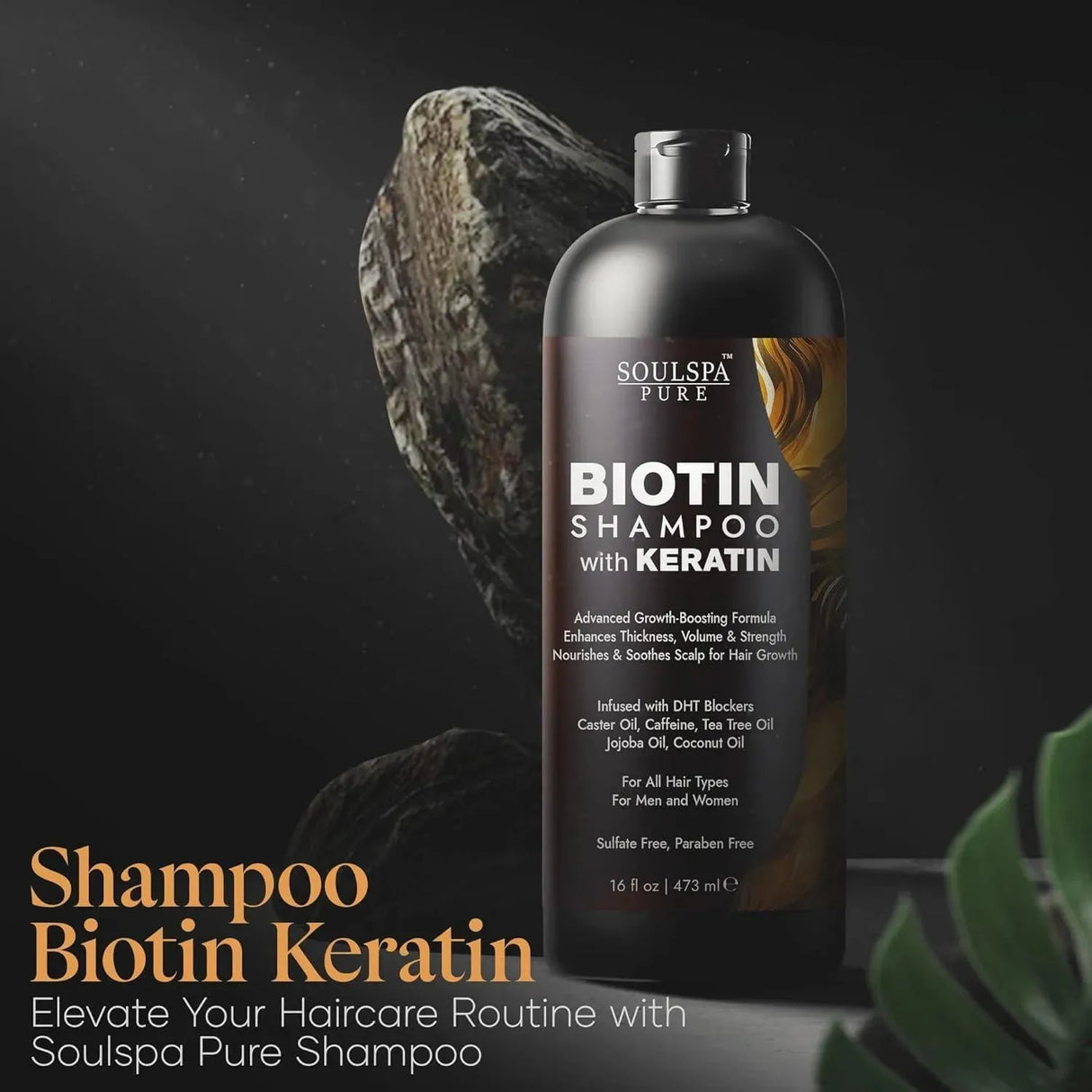 SOULSPA PURE - SOULSPA PURE Biotin Shampoo with Keratin 473Ml. - The Red Vitamin MX - Shampoo Para Cabello - {{ shop.shopifyCountryName }}