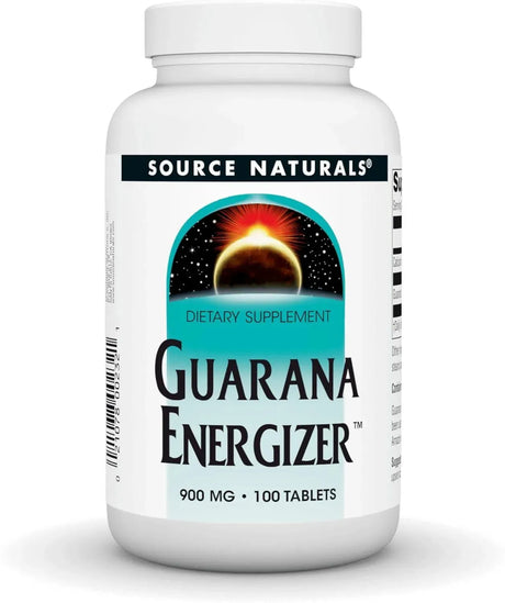 SOURCE NATURALS - Source Naturals Guarana Energizer 900Mg. 100 Tabletas - The Red Vitamin MX - Suplementos Alimenticios - {{ shop.shopifyCountryName }}