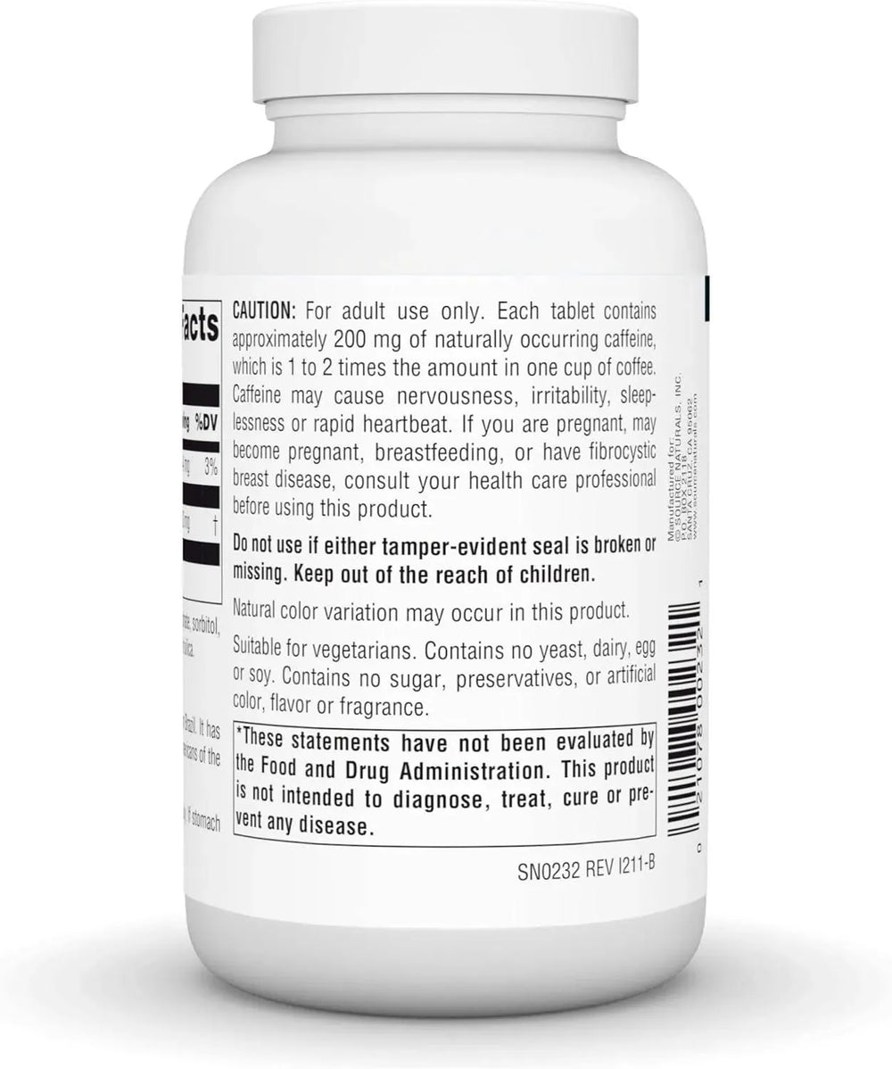 SOURCE NATURALS - Source Naturals Guarana Energizer 900Mg. 100 Tabletas - The Red Vitamin MX - Suplementos Alimenticios - {{ shop.shopifyCountryName }}