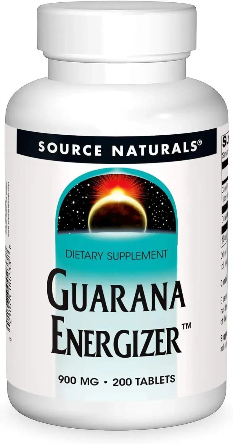 SOURCE NATURALS - Source Naturals Guarana Energizer 900Mg. 200 Tabletas - The Red Vitamin MX - Suplementos Alimenticios - {{ shop.shopifyCountryName }}