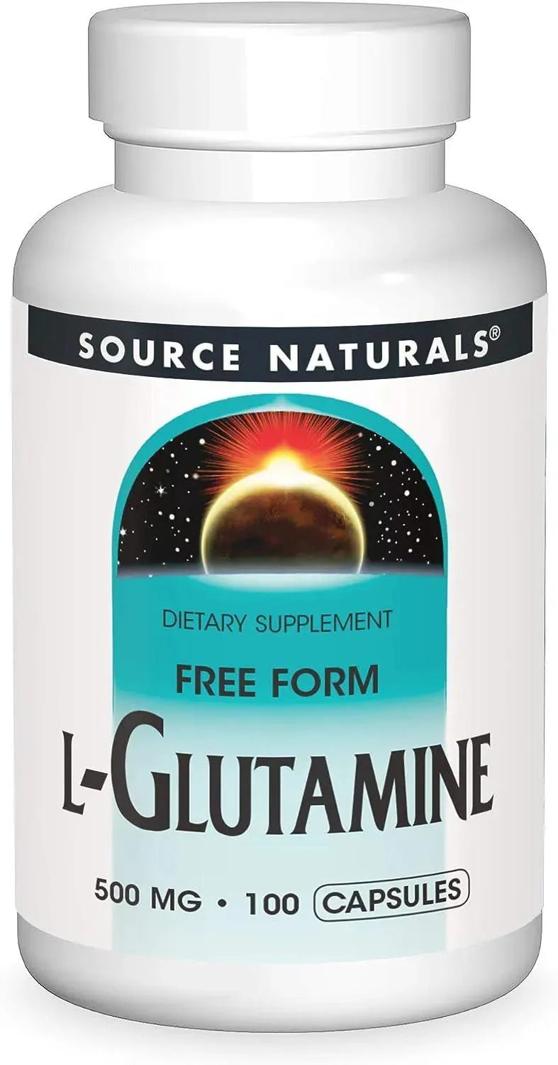 SOURCE NATURALS - Source Naturals L-Glutamine 500Mg. 100 Capsulas - The Red Vitamin MX - Suplementos Alimenticios - {{ shop.shopifyCountryName }}