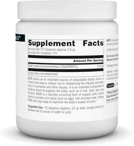 SOURCE NATURALS - Source Naturals MSM Powder 453.6 Gr. - The Red Vitamin MX - Suplementos Alimenticios - {{ shop.shopifyCountryName }}