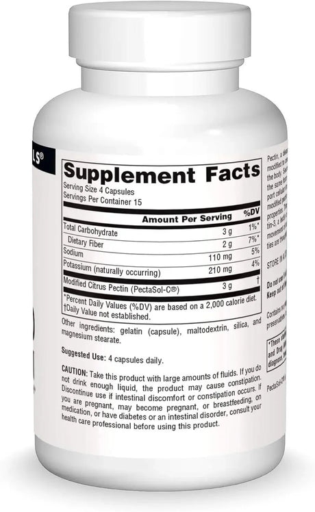 SOURCE NATURALS - Source Naturals PectImmune Modified Citrus Pectin 750Mg. 60 Capsulas - The Red Vitamin MX - Suplementos Alimenticios - {{ shop.shopifyCountryName }}