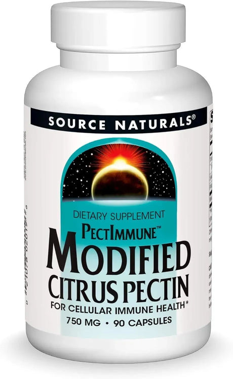 SOURCE NATURALS - Source Naturals PectImmune, Modified Citrus Pectin 750Mg. 90 Capsulas - The Red Vitamin MX - Suplementos Alimenticios - {{ shop.shopifyCountryName }}