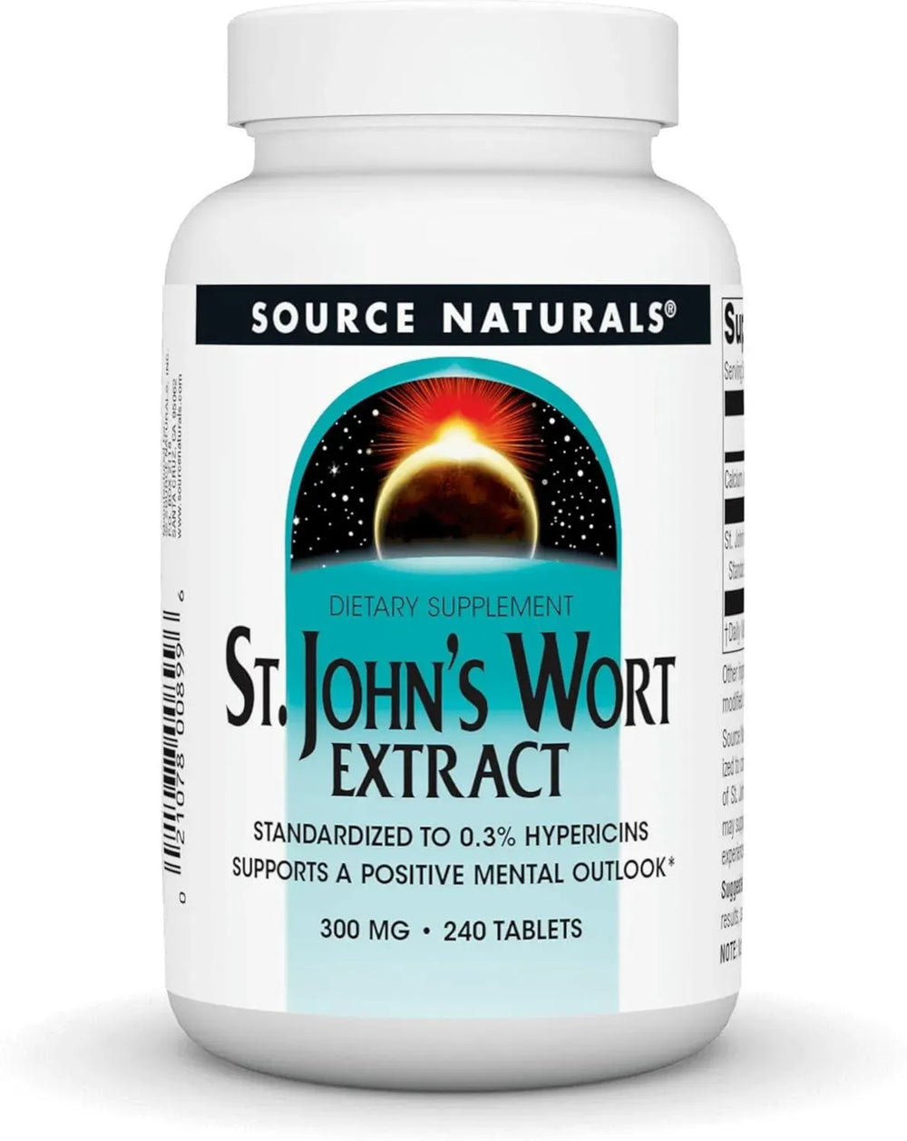 SOURCE NATURALS - Source Naturals St. Johns Wort Extract 300Mg. 240 Tabletas - The Red Vitamin MX - Suplementos Alimenticios - {{ shop.shopifyCountryName }}