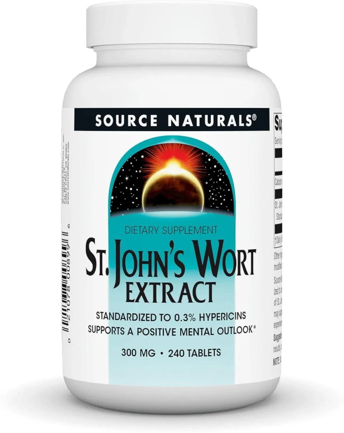 SOURCE NATURALS - Source Naturals St. Johns Wort Extract 300Mg. 240 Tabletas - The Red Vitamin MX - Suplementos Alimenticios - {{ shop.shopifyCountryName }}