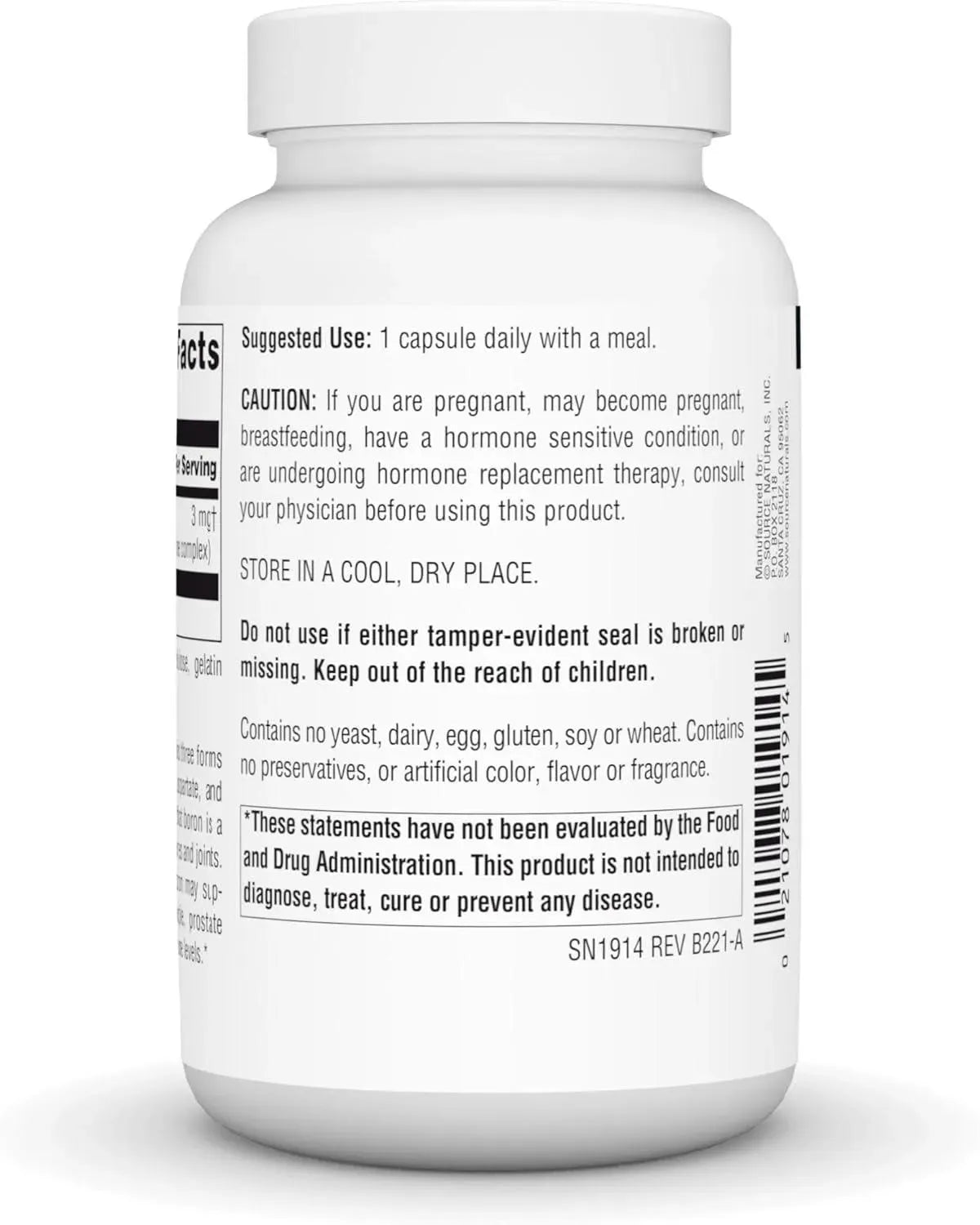 SOURCE NATURALS - Source Naturals Triple Boron 3 Mg. 200 Capsulas - The Red Vitamin MX - Suplementos Alimenticios - {{ shop.shopifyCountryName }}