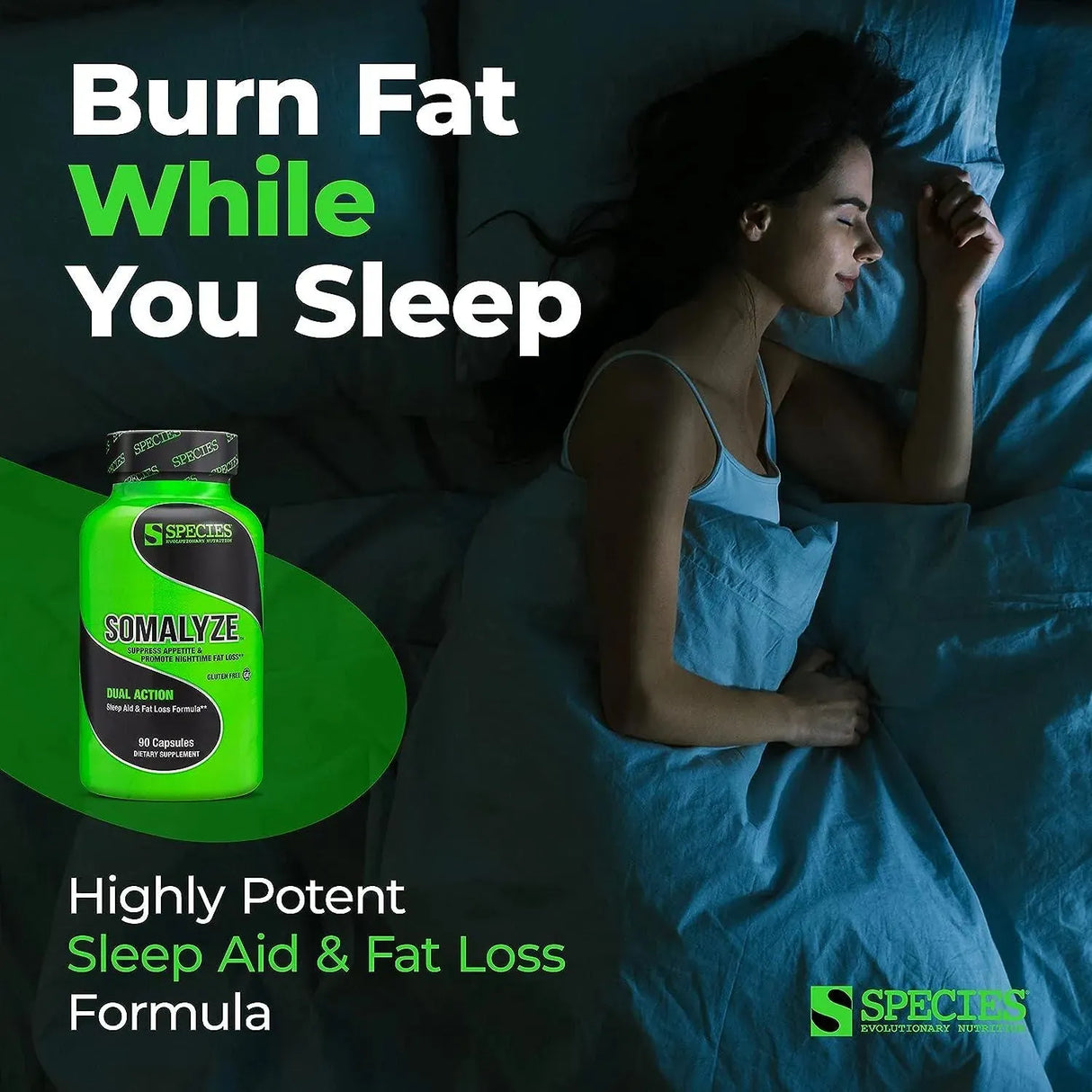 SPECIED NUTRITION - Species Nutrition Somalyze Nighttime Fat Burner 90 Capsulas - The Red Vitamin MX - Suplementos Alimenticios - {{ shop.shopifyCountryName }}