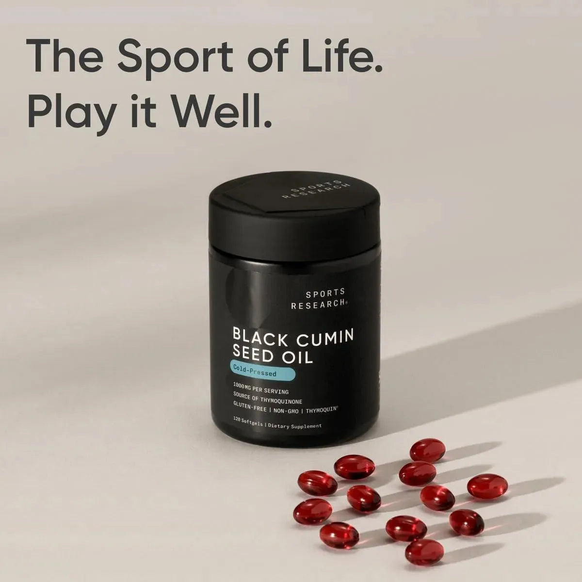 SPORTS RESEARCH - Sports Research Black Seed Oil 1000Mg. 120 Capsulas Blandas - The Red Vitamin MX - Suplementos Alimenticios - {{ shop.shopifyCountryName }}
