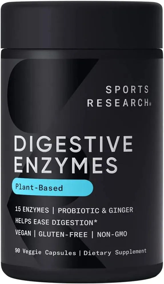 SPORTS RESEARCH - Sports Research Digestive Enzymes with Probiotics & Ginger 90 Capsulas - The Red Vitamin MX - Suplementos Alimenticios - {{ shop.shopifyCountryName }}