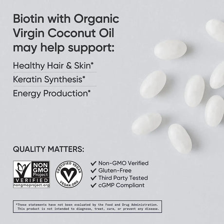 SPORTS RESEARCH - Sports Research Vegan Biotin 5000 mcg 120 Capsulas Blandas - The Red Vitamin MX - Suplementos Alimenticios - {{ shop.shopifyCountryName }}