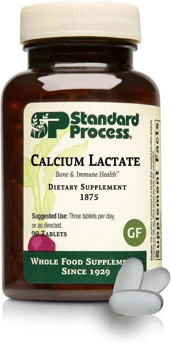 STANDARD PROCESS - Standard Process Calcium Lactate 90 Tabletas - The Red Vitamin MX - Suplementos Alimenticios - {{ shop.shopifyCountryName }}