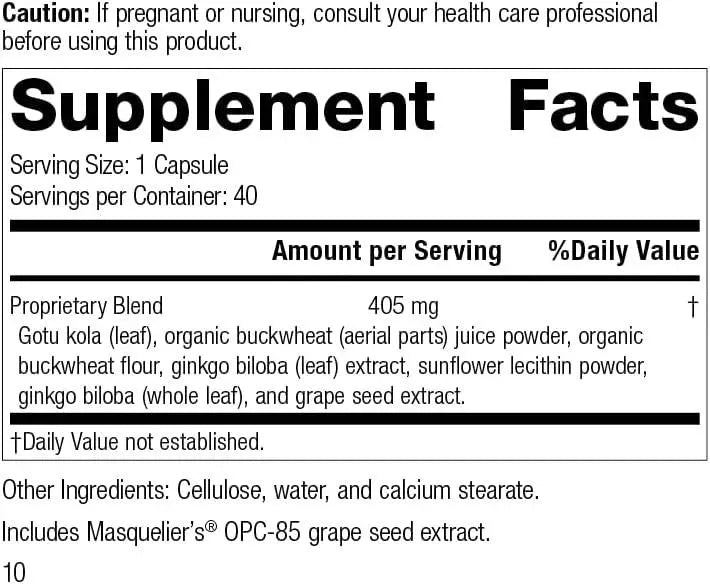 STANDARD PROCESS - Standard Process Ginkgo Synergy 40 Capsulas - The Red Vitamin MX - Suplementos Alimenticios - {{ shop.shopifyCountryName }}