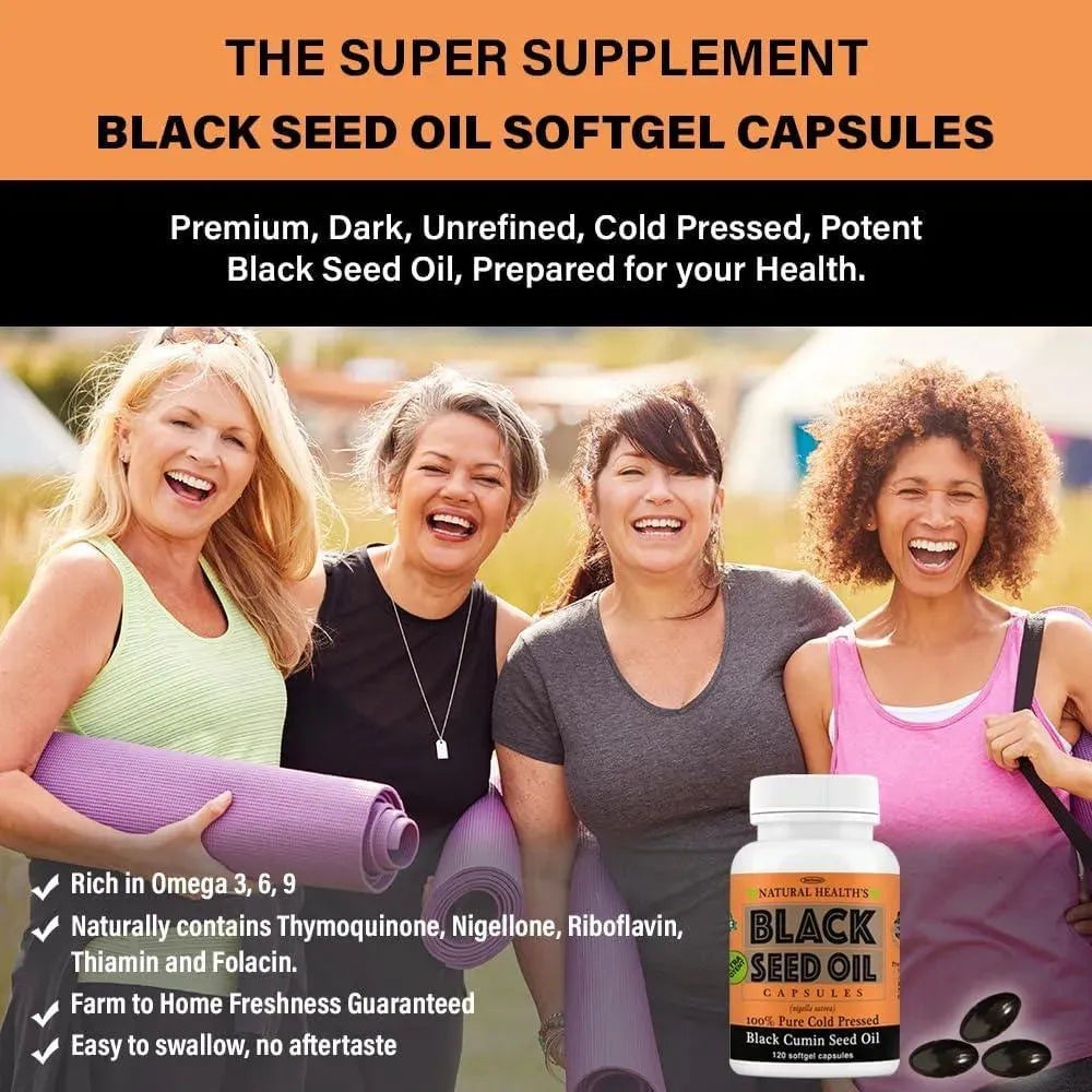 STARDUNES - StarDunes Pure Black Seed Oil 1000Mg. 120 Capsulas - The Red Vitamin MX - Suplementos Alimenticios - {{ shop.shopifyCountryName }}