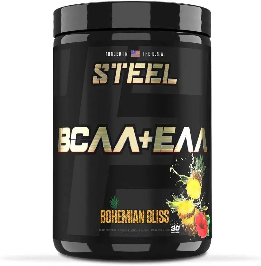 STEEL SUPPLEMENTS - Steel Supplements High Performance BCAA EAA Powder Bohemian Bliss 300Gr. - The Red Vitamin MX - Suplementos Alimenticios - {{ shop.shopifyCountryName }}