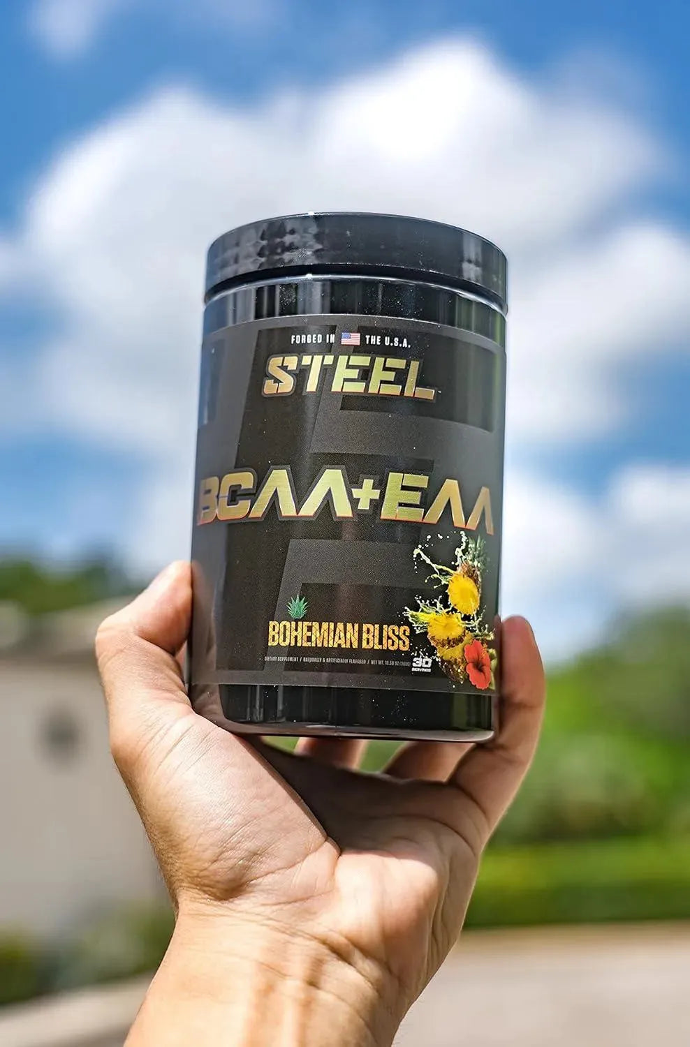 STEEL SUPPLEMENTS - Steel Supplements High Performance BCAA EAA Powder Bohemian Bliss 300Gr. - The Red Vitamin MX - Suplementos Alimenticios - {{ shop.shopifyCountryName }}