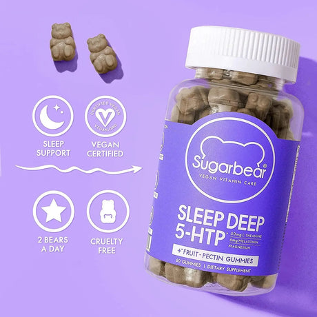 SUGARBEAR - Sugarbear Sleep Aid Gummies 5 HTP 60 Gomitas - The Red Vitamin MX - Suplementos Alimenticios - {{ shop.shopifyCountryName }}