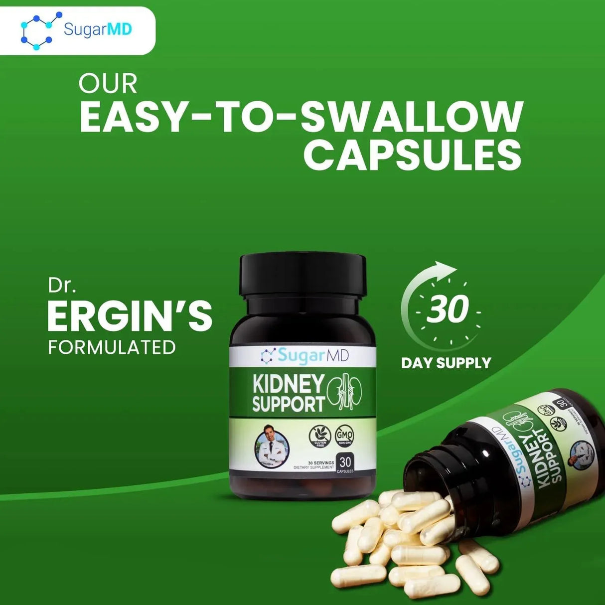 SUGARMD - SugarMD Dr. Ergin's Kidney Support 30 Capsulas - The Red Vitamin MX - Suplementos Alimenticios - {{ shop.shopifyCountryName }}