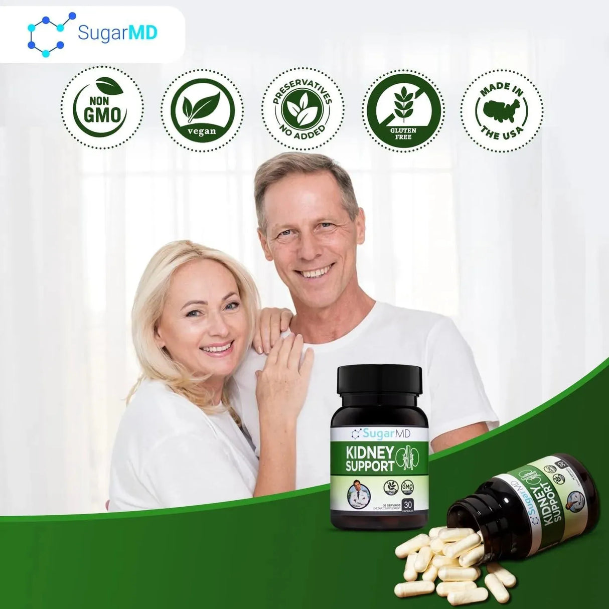 SUGARMD - SugarMD Dr. Ergin's Kidney Support 30 Capsulas - The Red Vitamin MX - Suplementos Alimenticios - {{ shop.shopifyCountryName }}