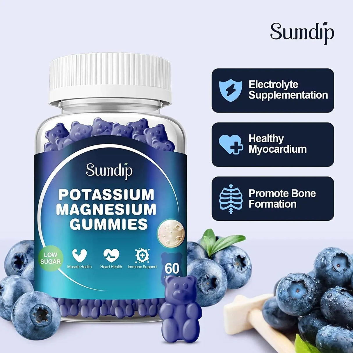 SUMDIP - SumDIP Potassium Magnesium Supplement 60 Gomitas - The Red Vitamin MX - Suplementos Alimenticios - {{ shop.shopifyCountryName }}