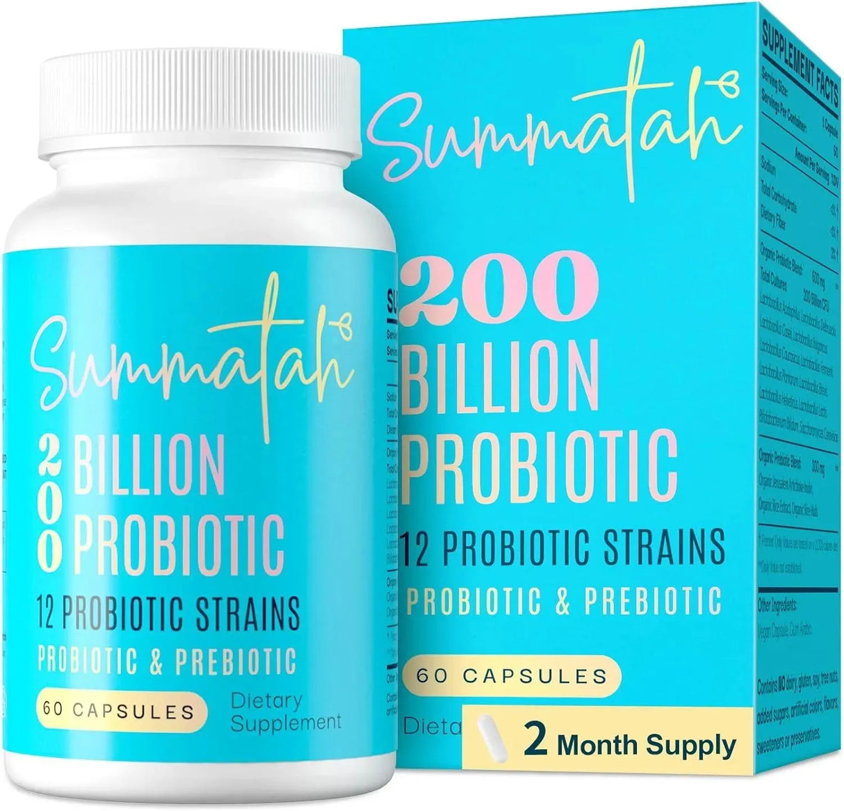 SUMMATAH - Summatah 200 Billion CFU Probiotics 60 Capsulas - The Red Vitamin MX - Suplementos Alimenticios - {{ shop.shopifyCountryName }}