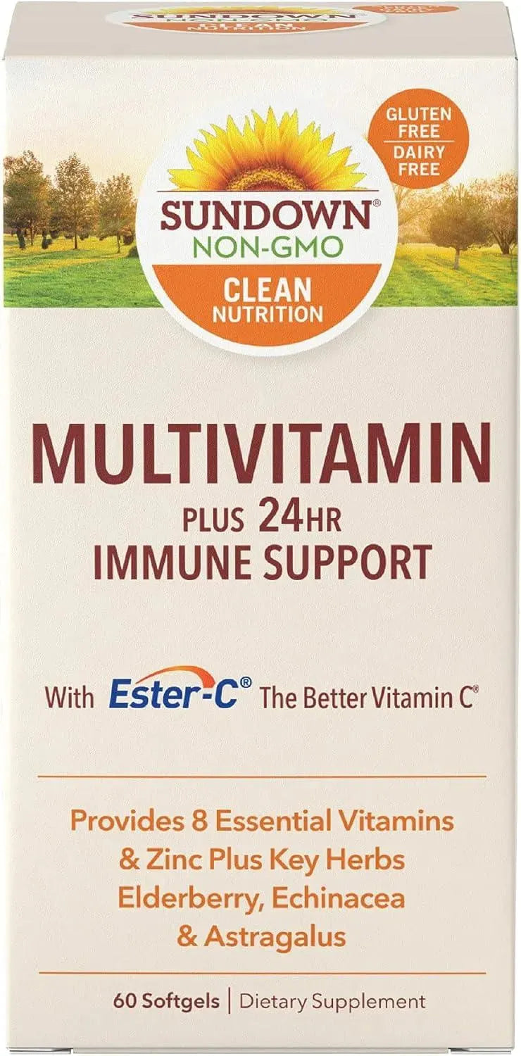SUNDOWN - Sundown Multivitamin Plus 24Hr Immune Support 60 Capsulas Blandas - The Red Vitamin MX - Suplementos Alimenticios - {{ shop.shopifyCountryName }}