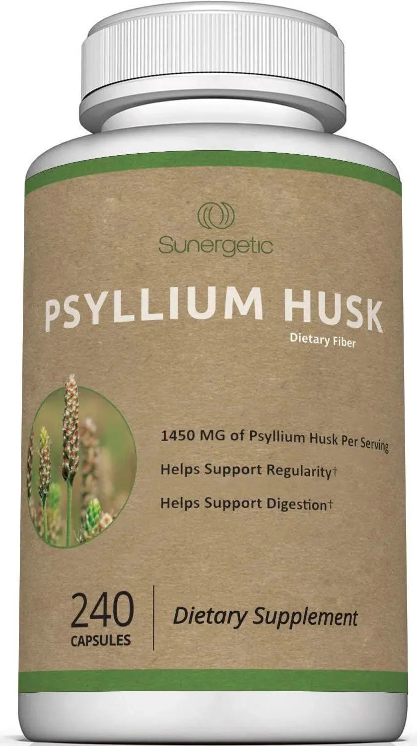 SUNERGETIC - Sunergetic Premium Psyllium Husk 1450Mg. 240 Capsulas - The Red Vitamin MX - Suplementos Alimenticios - {{ shop.shopifyCountryName }}