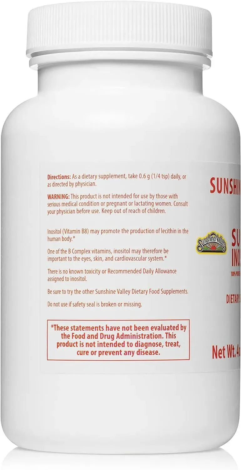 SUNSHINE VALLEY - Sunshine Valley Super Inositol Powder 4 Oz. - The Red Vitamin MX - Suplementos Alimenticios - {{ shop.shopifyCountryName }}
