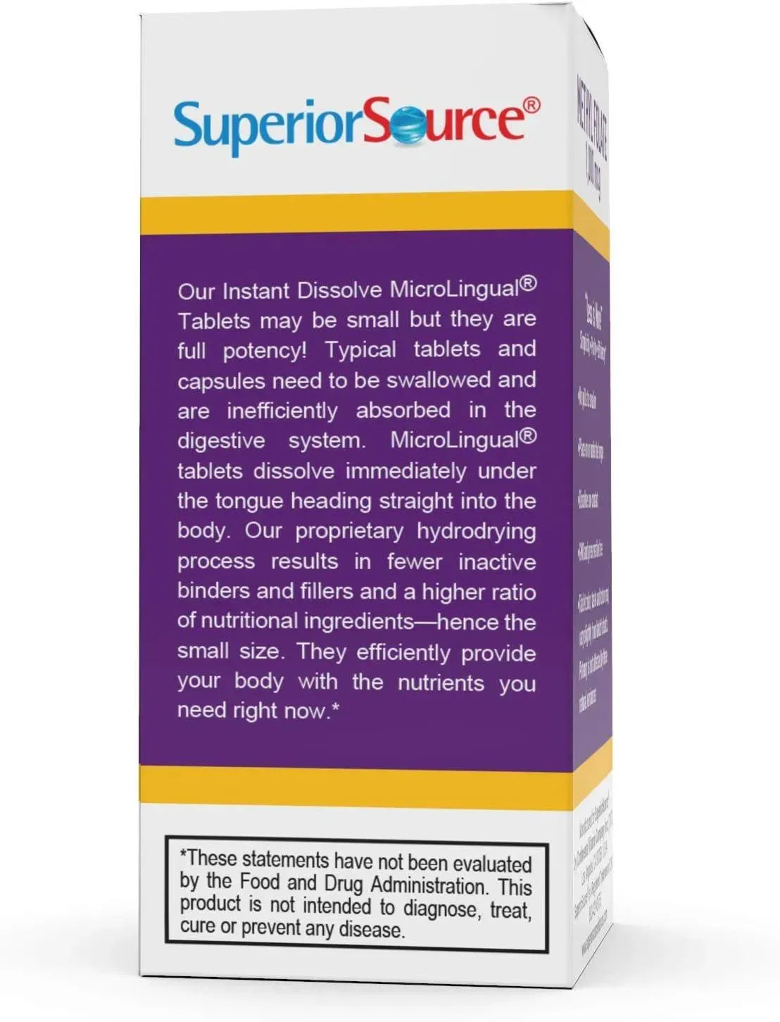 SUPERIOR SOURCE - Superior Source Methylfolate 5-MTHF 1000mcg 60 Tabletas - The Red Vitamin MX - Suplementos Alimenticios - {{ shop.shopifyCountryName }}