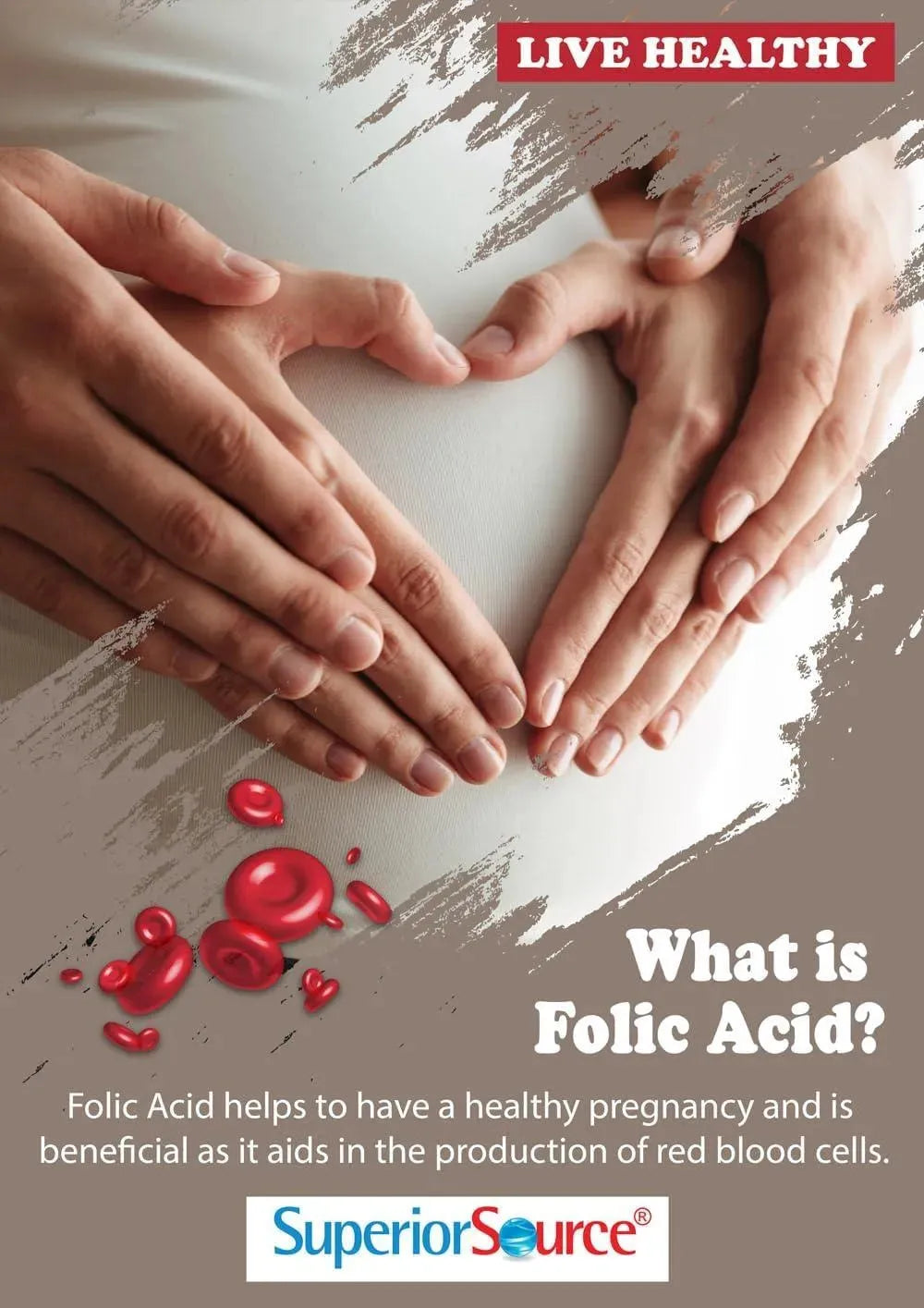 SUPERIOR SOURCE - Superior Source Methylfolate 5-MTHF 1000mcg 60 Tabletas - The Red Vitamin MX - Suplementos Alimenticios - {{ shop.shopifyCountryName }}