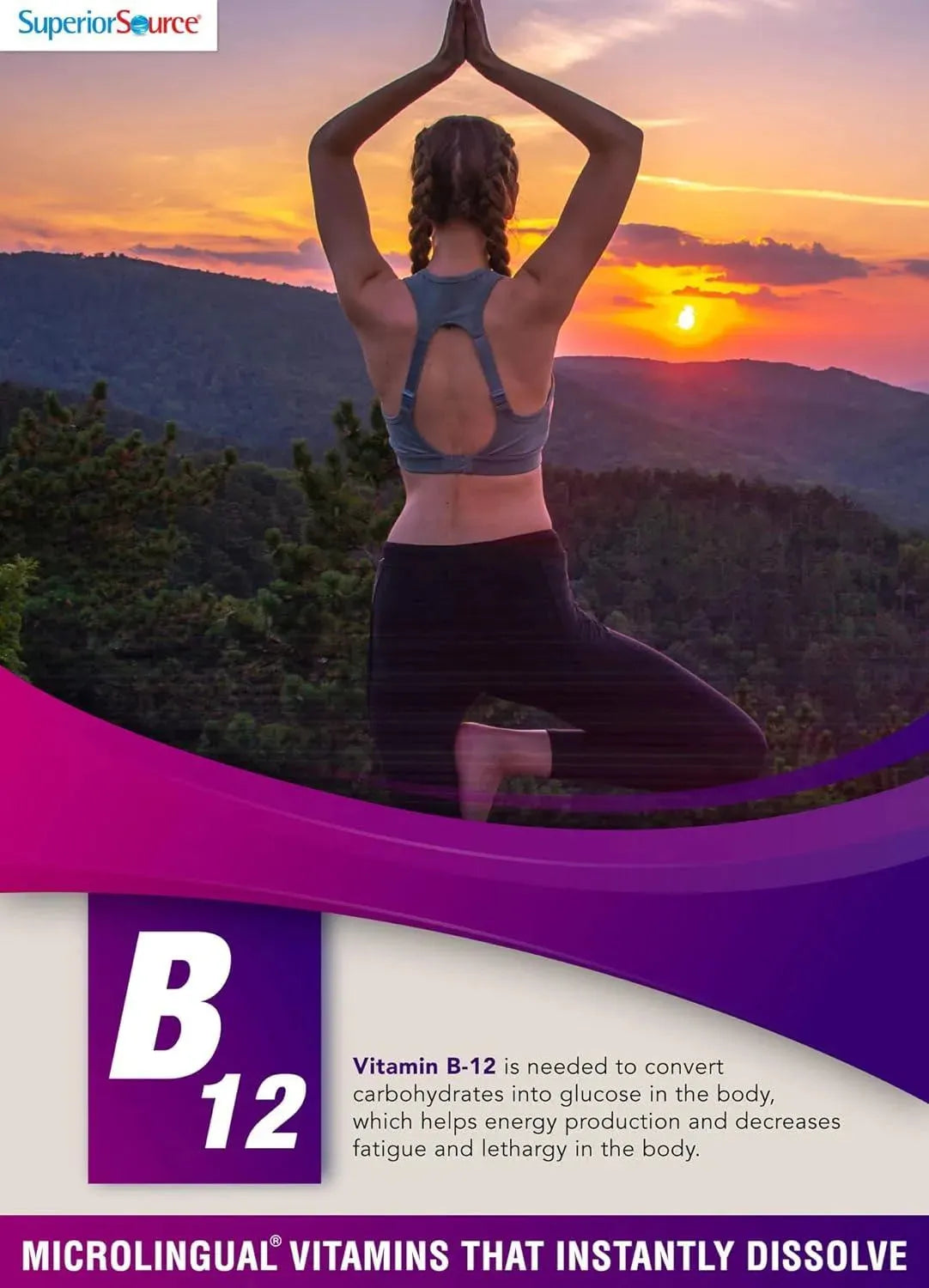 SUPERIOR SOURCE - Superior Source No Shot Vitamin B12 Methylcobalamin 10000mcg 30 Tabletas Sublinguales - The Red Vitamin MX - Suplementos Alimenticios - {{ shop.shopifyCountryName }}