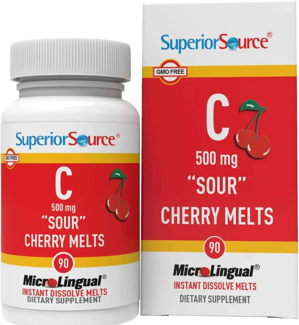 SUPERIOR SOURCE - Superior Source Vitamin C 500Mg. MicroLignual Tablets Sour Cherry Melts 90 Tabletas - The Red Vitamin MX - Suplementos Alimenticios - {{ shop.shopifyCountryName }}