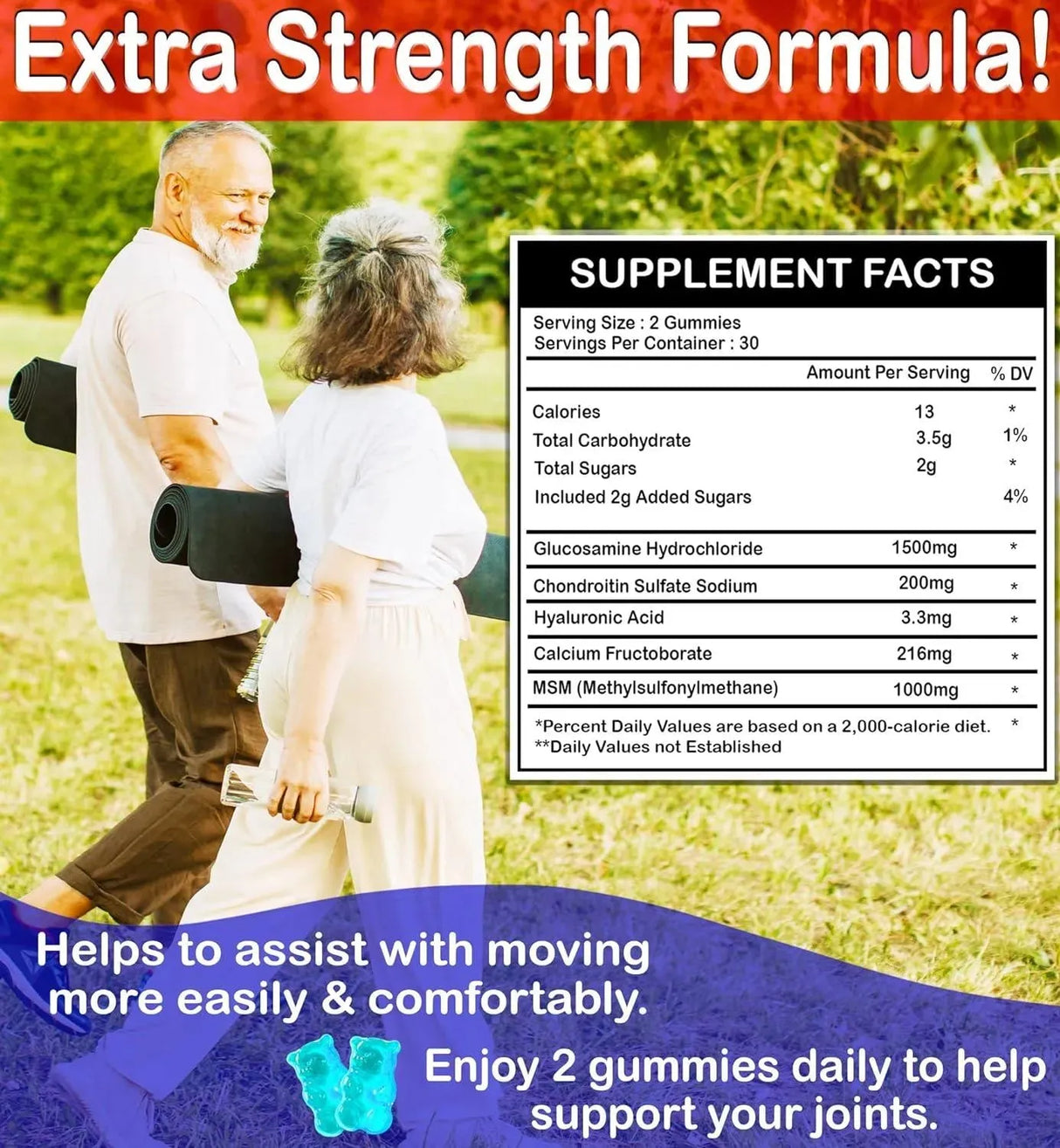 SUPPLEBEARS - Supplebears Glucosamine Chondroitin Gummies 60 Gomitas - The Red Vitamin MX - Suplementos Alimenticios - {{ shop.shopifyCountryName }}