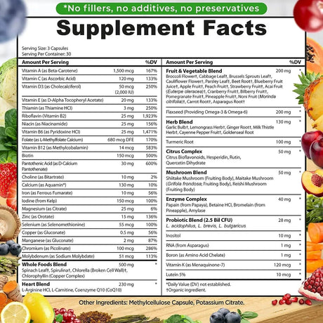 SUPPLEMENTS STUDIO - Supplements Studio Vegan Whole Food Multivitamin with Iron 90 Capsulas - The Red Vitamin MX - Suplementos Alimenticios - {{ shop.shopifyCountryName }}