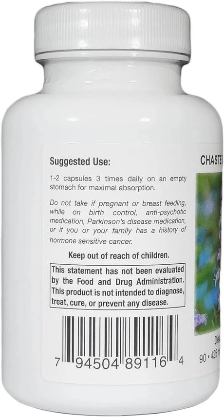 SUPREME NUTRITION - Supreme Nutrition Chaste Tree Supreme 90 Capsulas - The Red Vitamin MX - Suplementos Alimenticios - {{ shop.shopifyCountryName }}