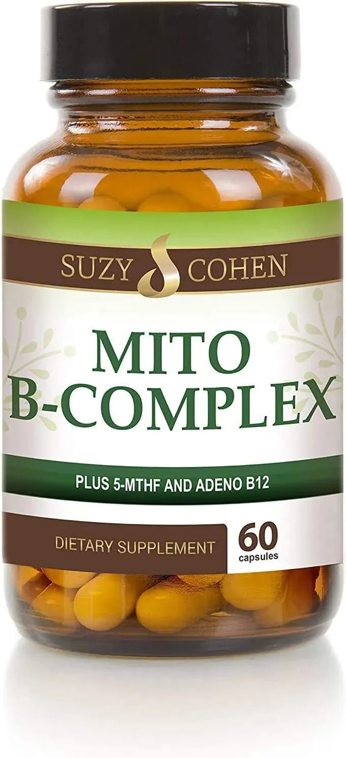 SUZY COHEN - Suzy Cohen Mito B Complex 60 Capsulas - The Red Vitamin MX - Suplementos Alimenticios - {{ shop.shopifyCountryName }}
