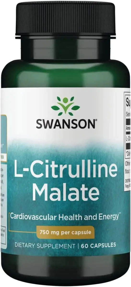 SWANSON - Swanson Amino Acid L-Citrulline Malate Complex 750Mg. 60 Capsulas - The Red Vitamin MX - Suplementos Alimenticios - {{ shop.shopifyCountryName }}