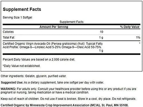 SWANSON - Swanson Avocado Oil 60 Capsulas Blandas 2 Pack - The Red Vitamin MX - Suplementos Alimenticios - {{ shop.shopifyCountryName }}